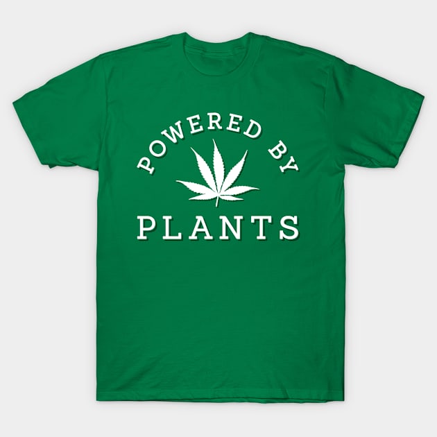 Powered by marijuana T-Shirt by Florin Tenica